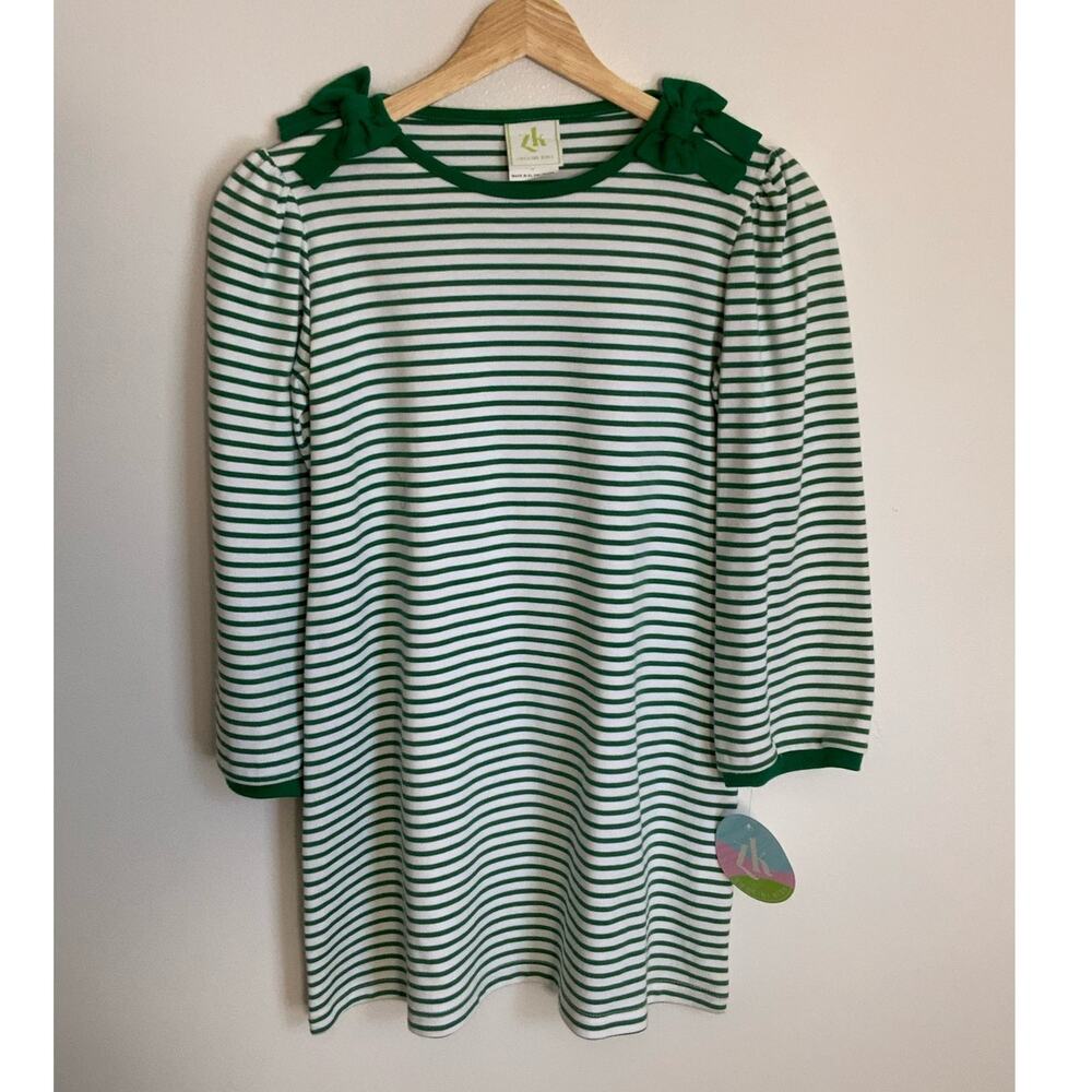 Zuccini Kids Emmaline Dress- Christmas Green Knit‎ Dress size 7